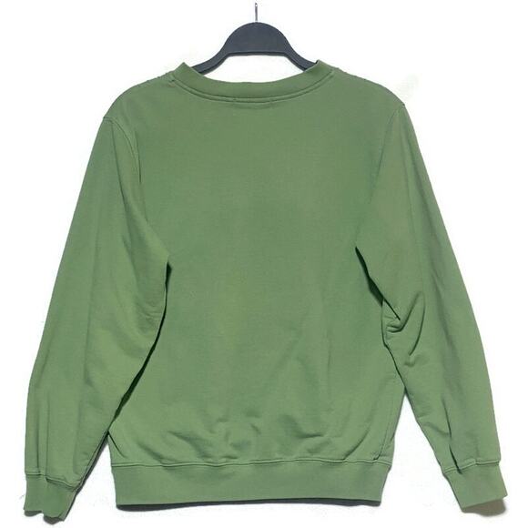 Shenanigans Sweater Women's Size 8 Light Green w/Embroidered Flowers Button Up - Picture 2 of 8